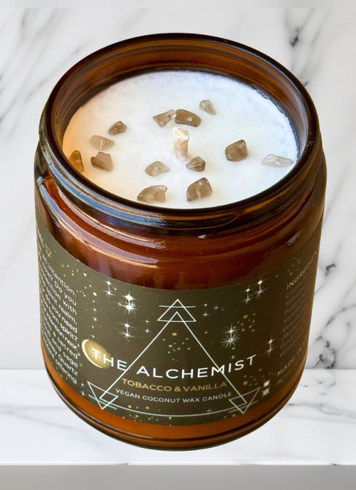 tobacco little alchemy 8 oz The Alchemist Tobacco & Vanilla Candle by Pure Plant Alchemy — Pure  Plant Home