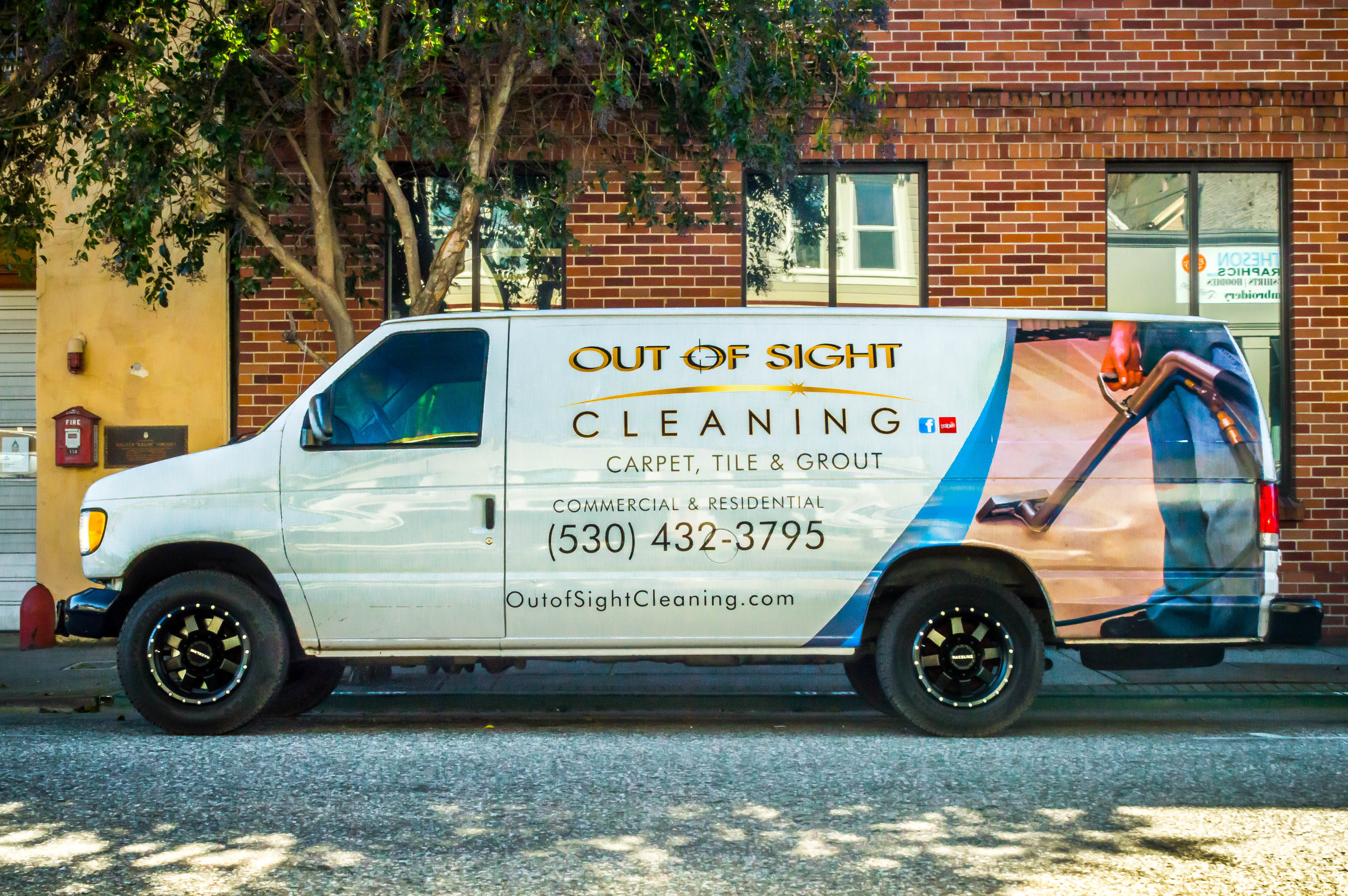 Carpet Cleaning Van by Business