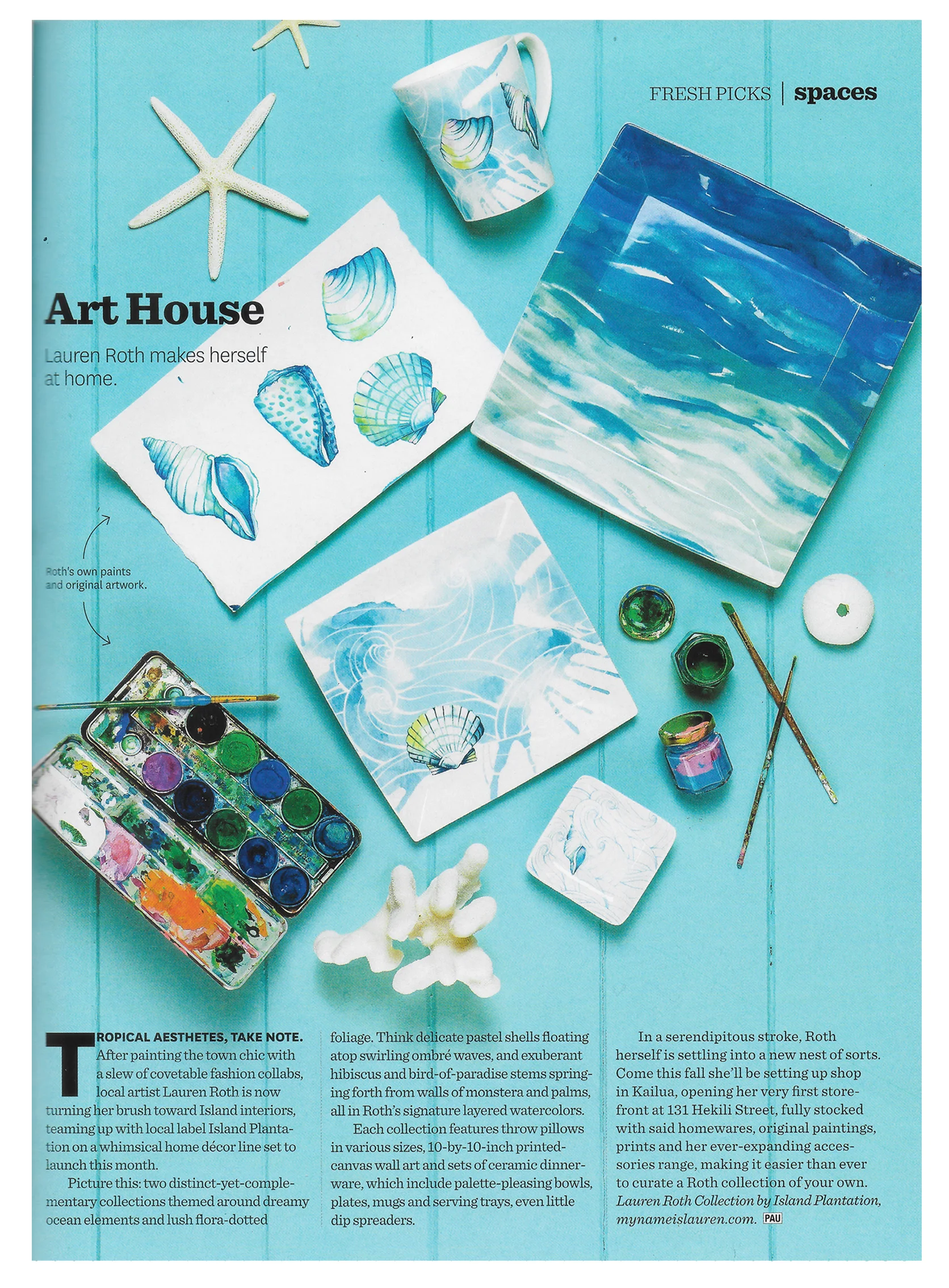 Honolulu Magazine, Home Decor debut!