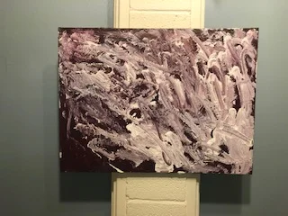 1101 Abstract on Purple Background