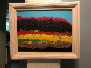 4101 Framed Abstract