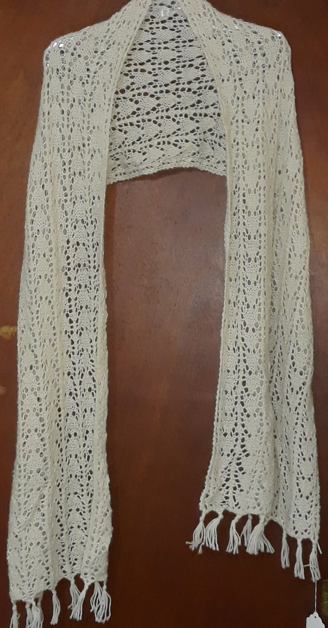 KY001 Alpaca Stole, knitted