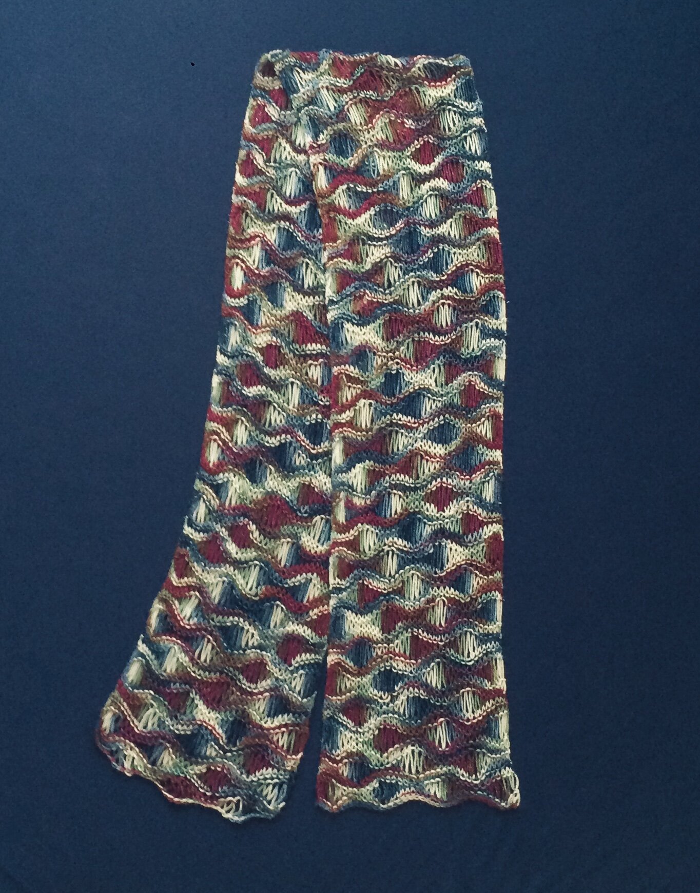 KY004 Knitted Sparkly Acrylic Scarf