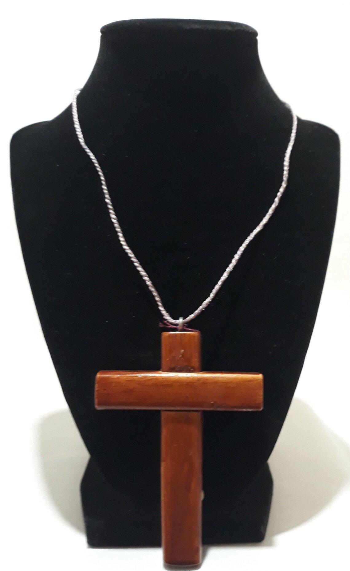 HL001 Necklace, with Wood Cross Pendant
