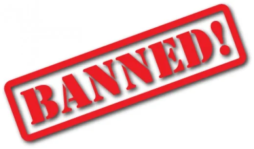 MY BOOKS HAVE BEEN BANNED!