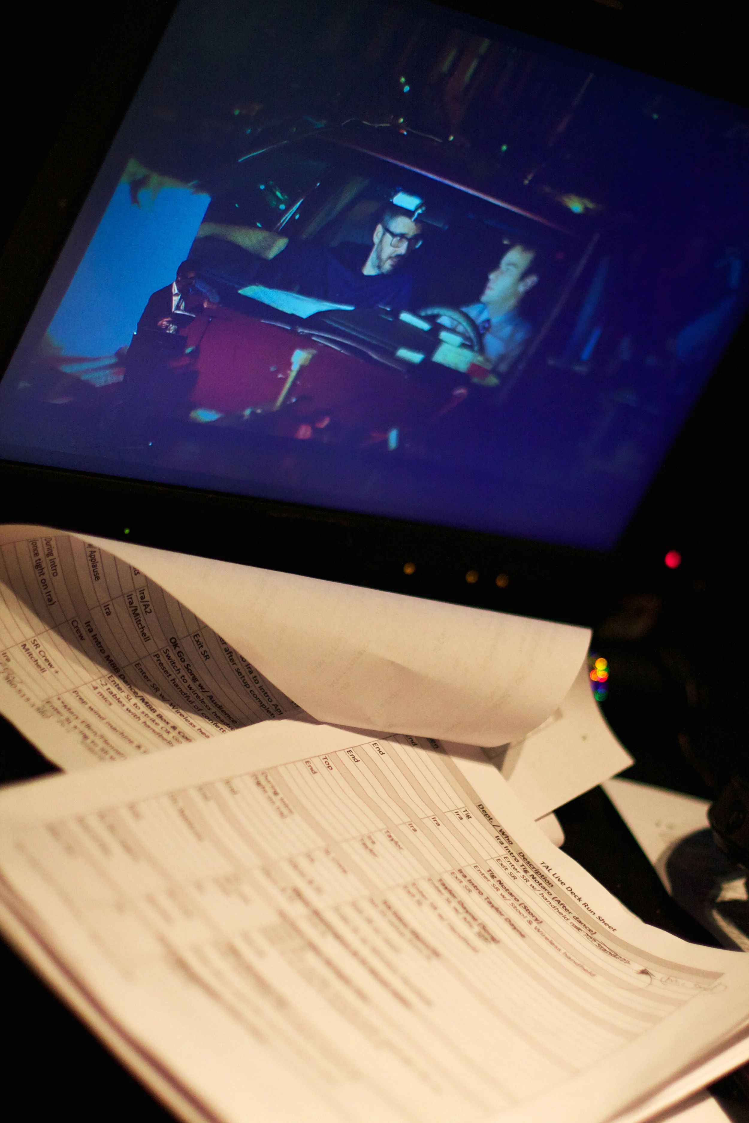 Backstage Notes