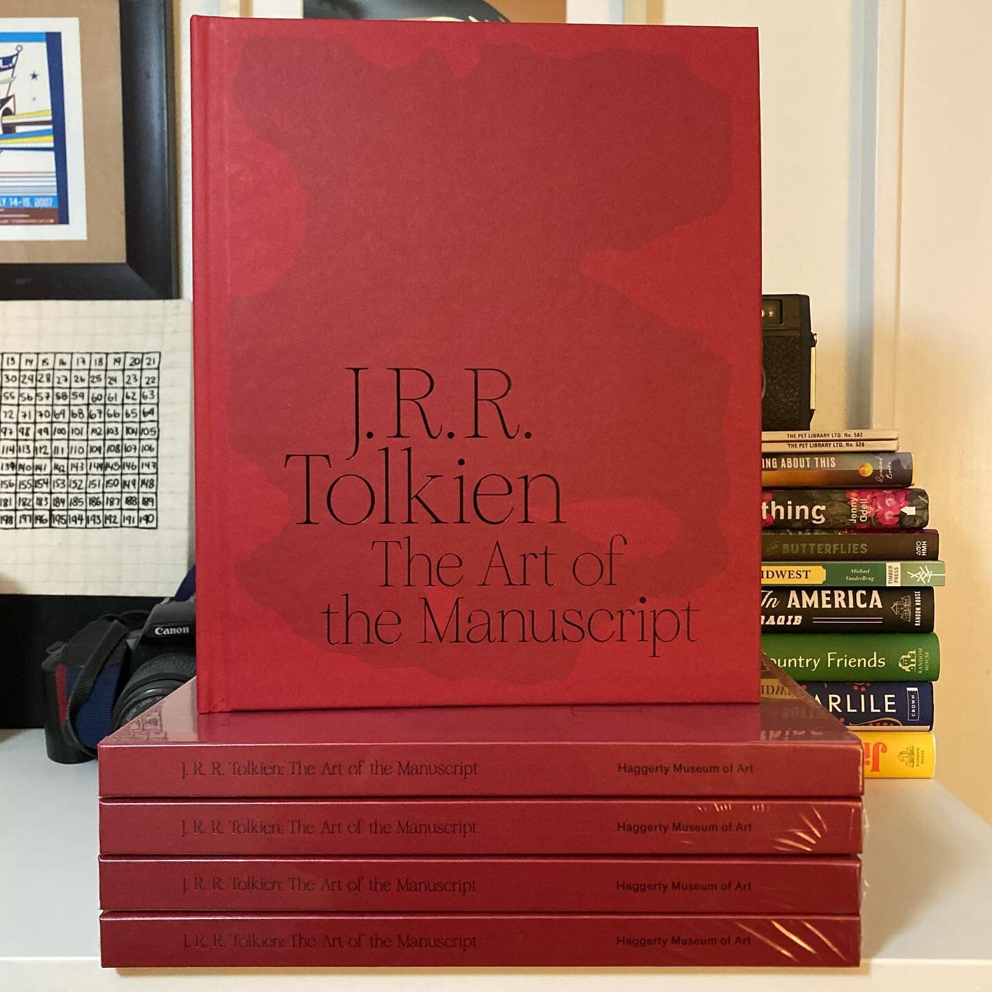 Closing out my first year captaining my own ship as a freelancer &mdash; I want to highlight one of the wildest projects I worked on: the catalogue for the J. R. R. Tolkien exhibition at the @haggertymuseum. 

A surreal opportunity to work with mater