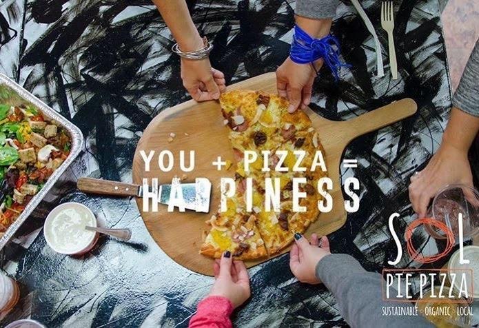 YOU + SOL PIE PIZZA= Happiness!
