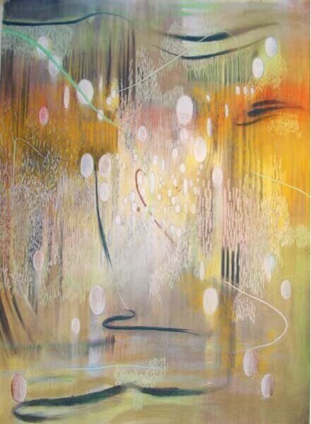   Everything Is Illuminated , 59” x 78”, Pastel, colored pencil on paper, 2009 