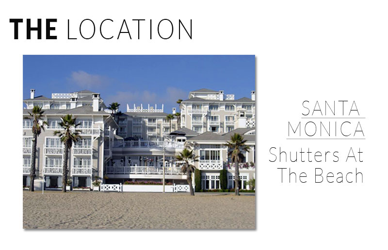 Established California | Fashion | Wedding Guest Style | Santa Monica Shutters at the Beach