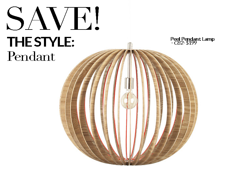 Established California | Habitat | Splurge vs Save Lighting | Pendant Save