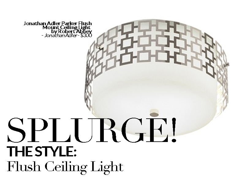 Established California | Habitat | Splurge vs Save Lighting | Flush Ceiling Splurge