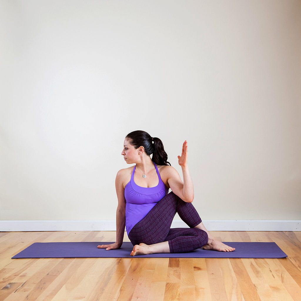 yoga poses - Seated Half Spinal Twist position (ardha mats… | Flickr