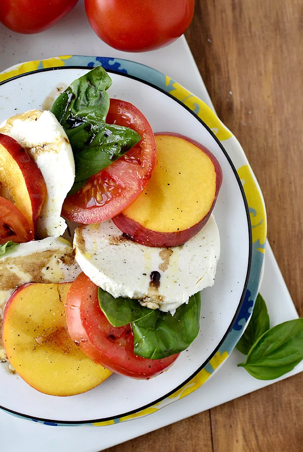 Peach Caprese Salad
