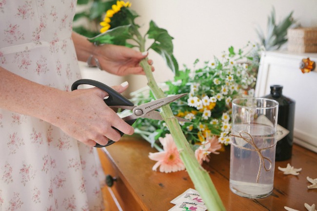 Spring Flower Bouquets DIY on Established California 