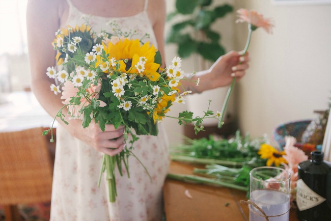 Spring Flower Bouquets DIY on Established California 