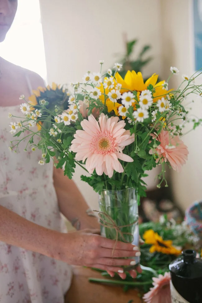 Spring Flower Bouquets DIY on Established California 