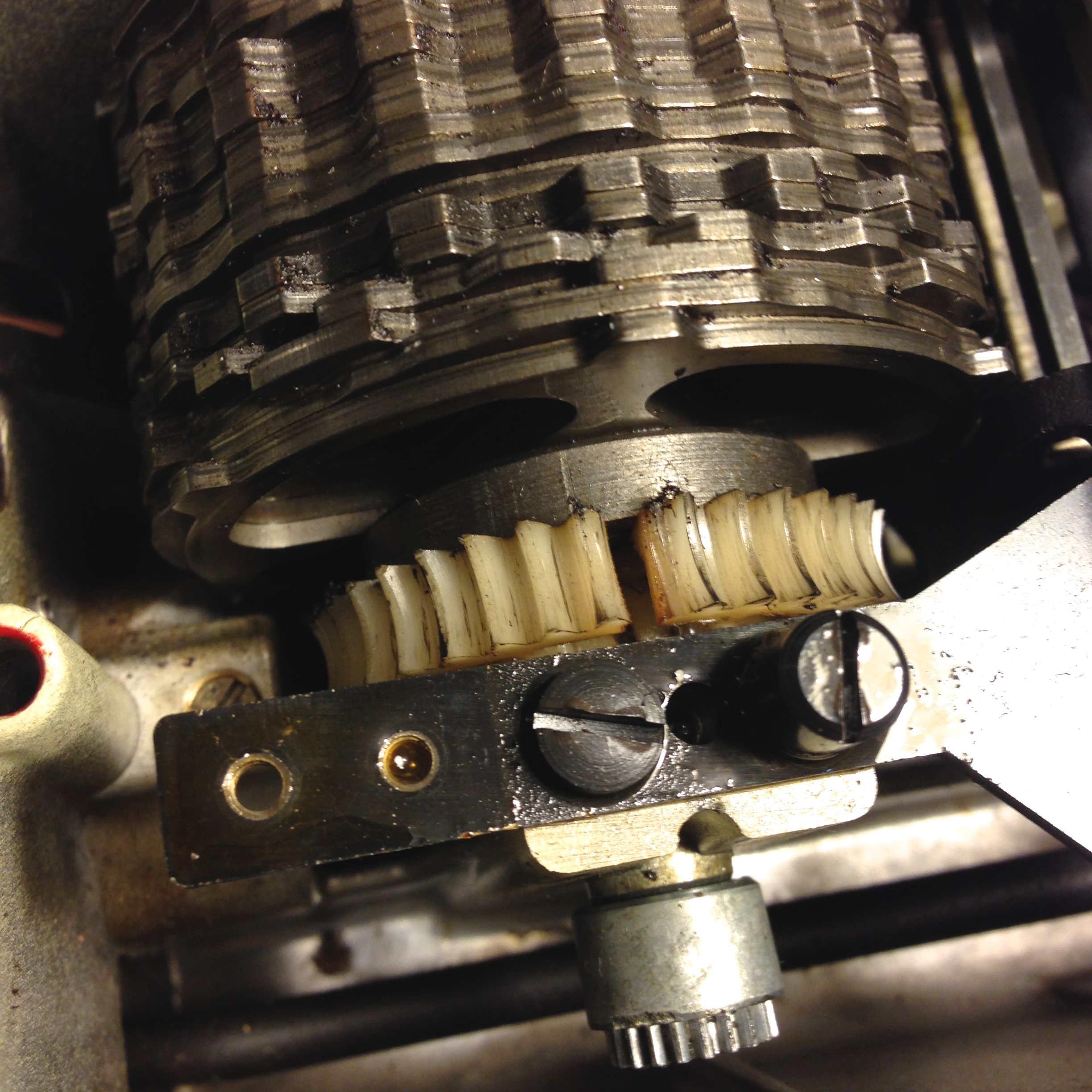 Replacing the Cam Gear on a Bernina 730 Record
