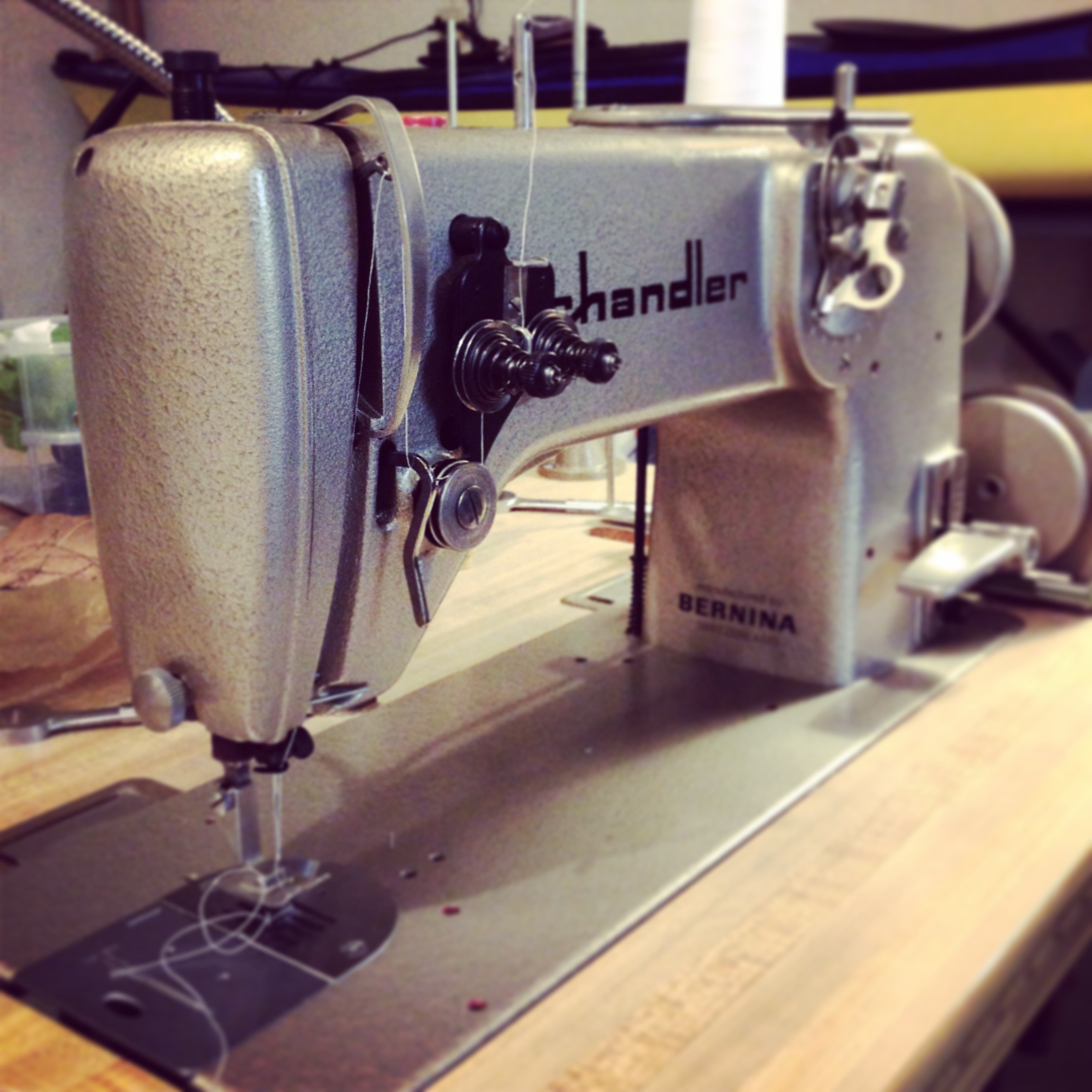 Vintage Sewing Machines: Dual Needle Industrial Machine