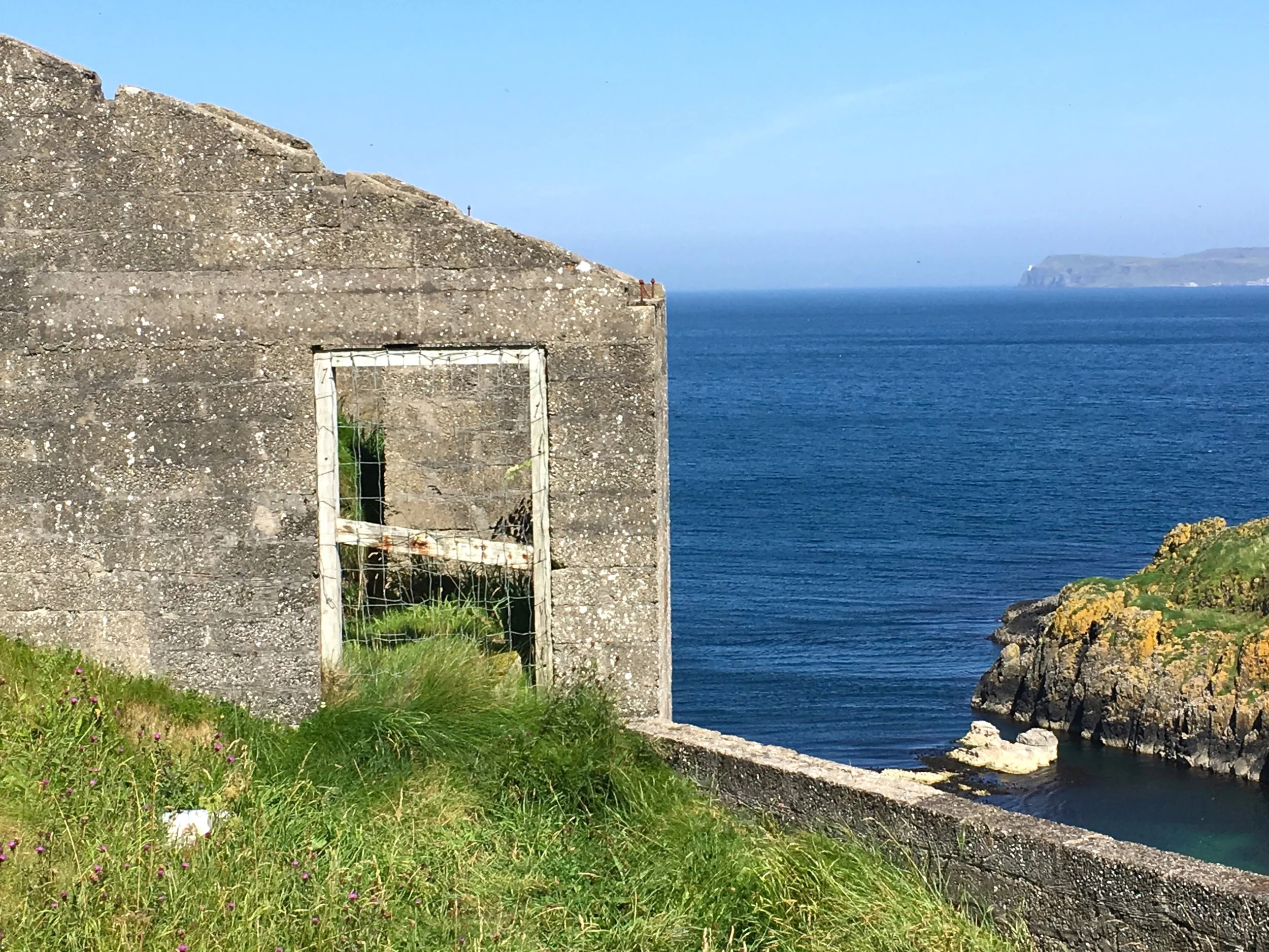 Leaning west and on to...