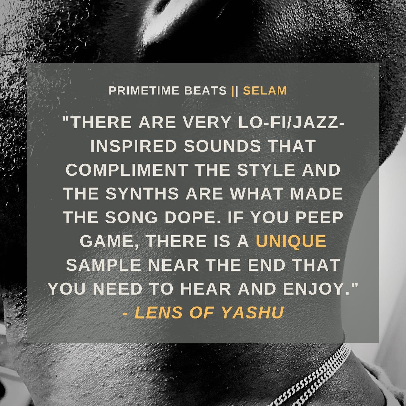 Selam was the last song added to The Life Cycle. 

 See the Full interview on @lensofyashu YouTube channel for the full story and meaning behind the song. Link in his bio.

#primetimebeats #lensofyashu #albumreview #interview #thelifecycle #jamaica #