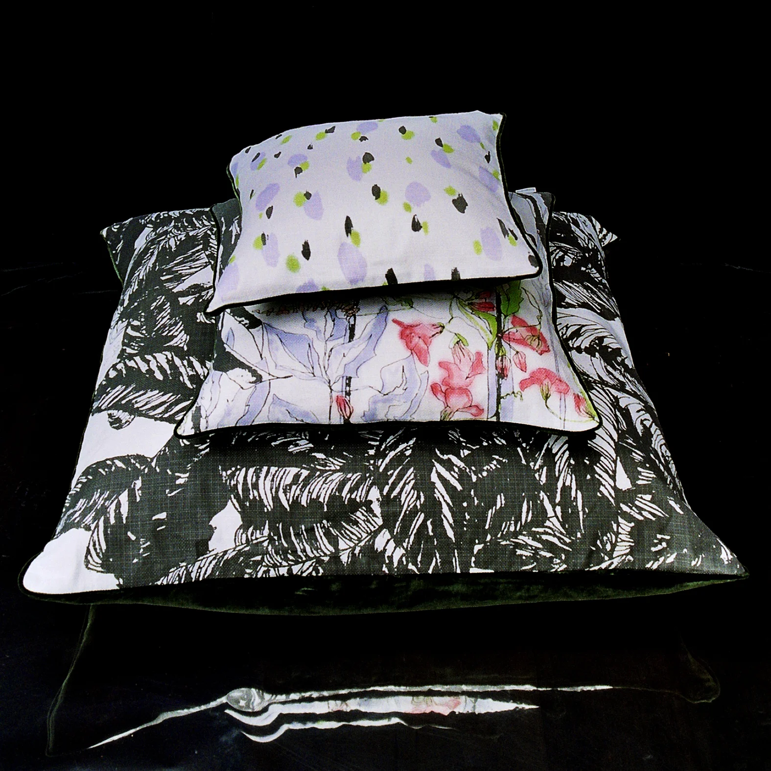 Tropical Floral Printed Cushions