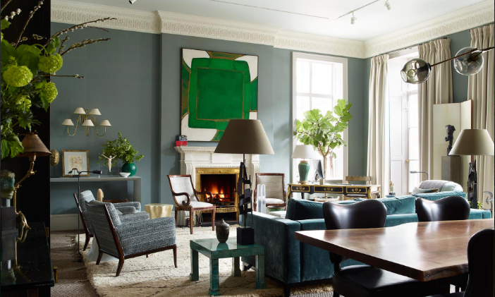 Douglas Mackie's stunning use of green in their Marylebone project
