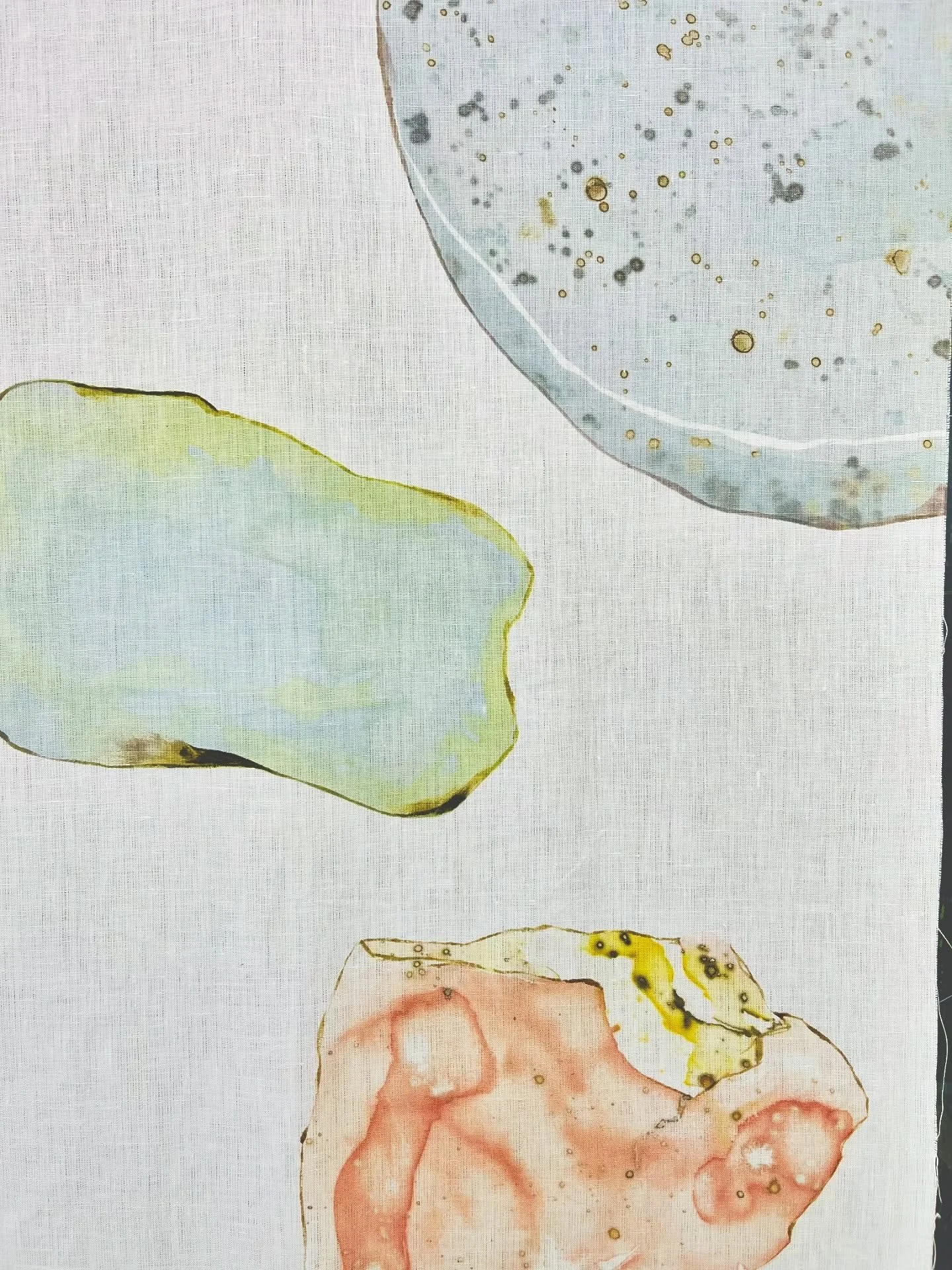 Natural dye colour snippets of new work for HARVEST, coming to Edinburgh&rsquo;s City Art Centre 11 &ndash; 19 Oct 2025. Presented by @craftscotland and curated by @stacey___hunter 🍂