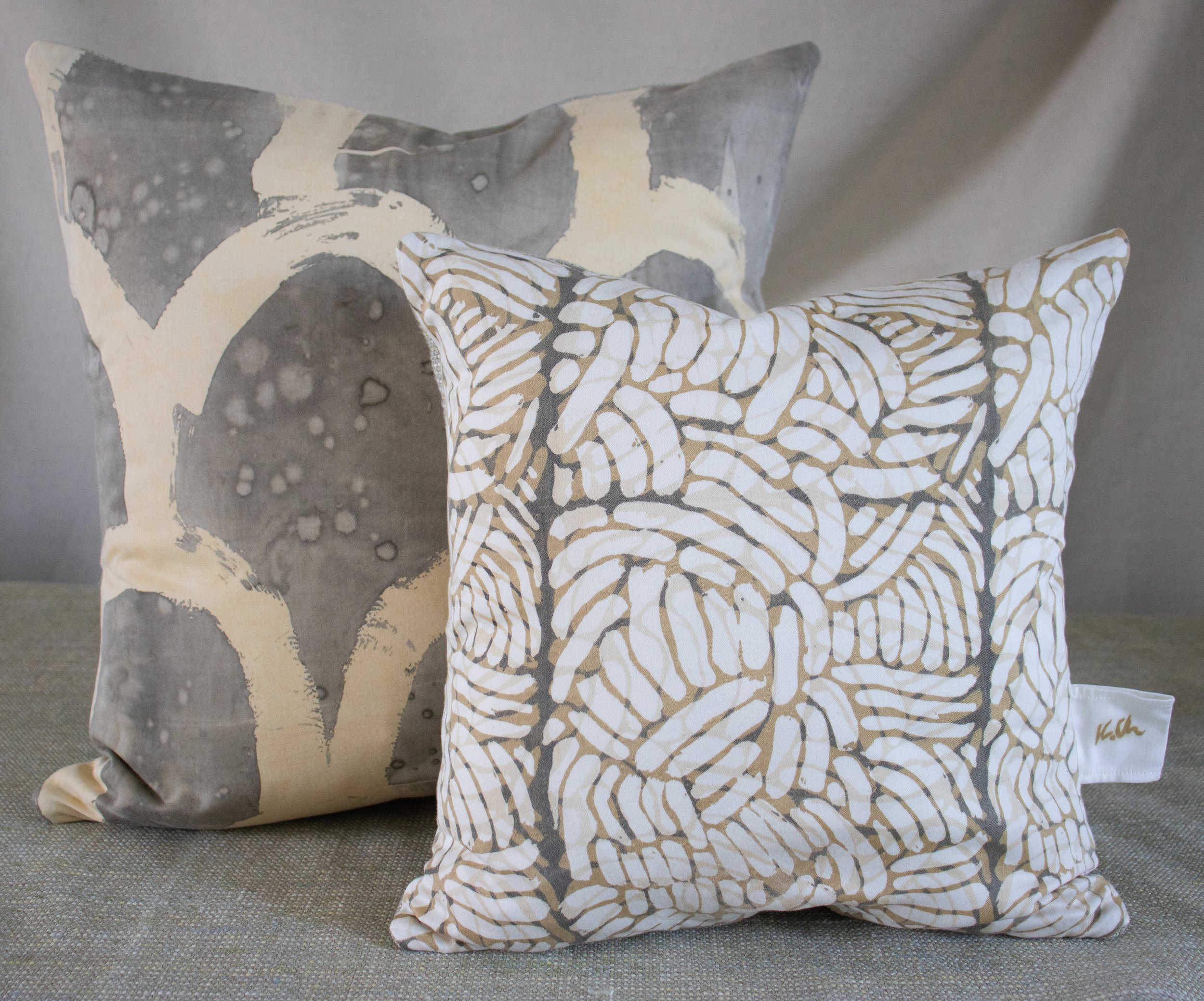 BEAVER AND SILVER GIRL CUSHIONS.jpg