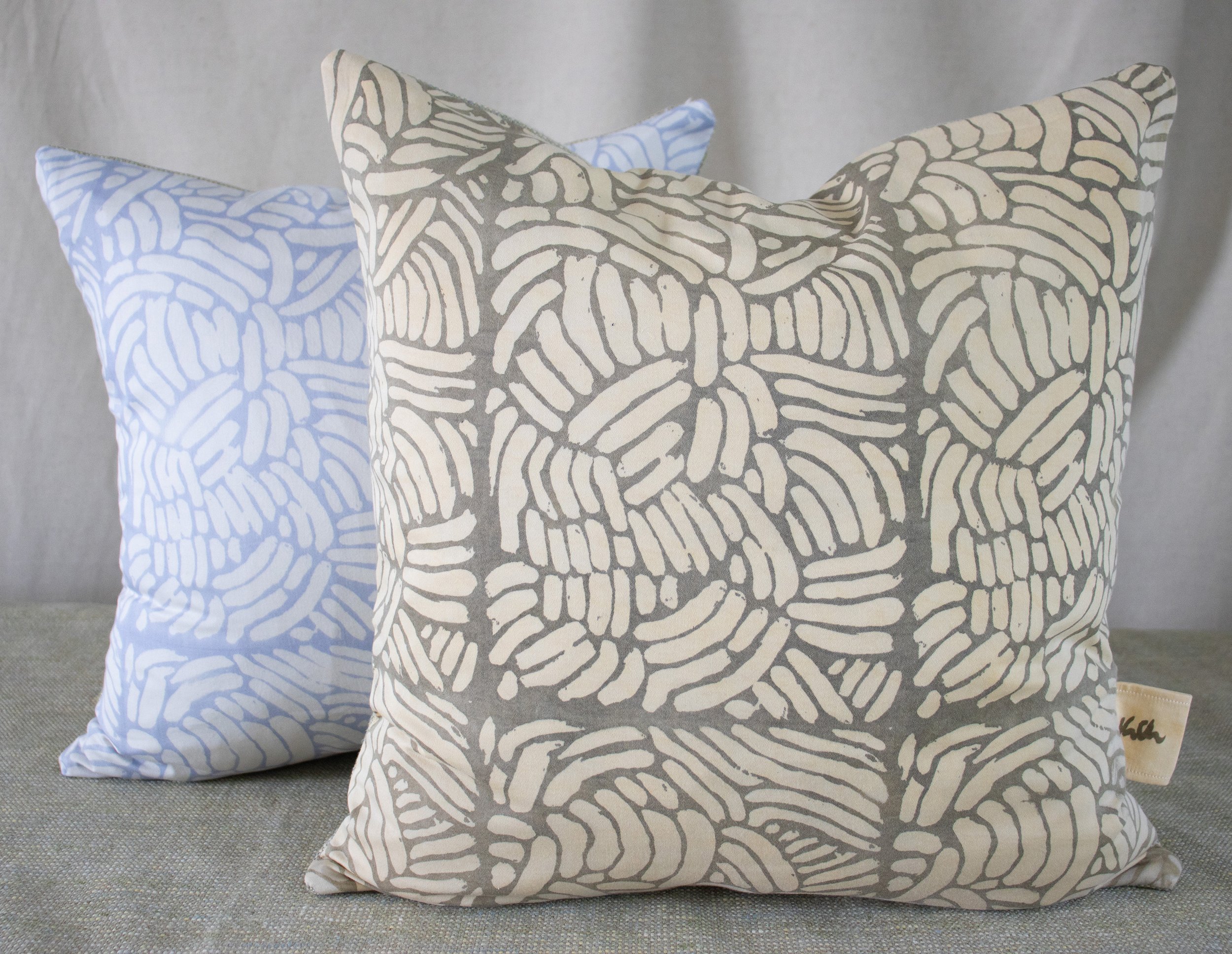 BEAVER OAK AND CABBAGE BLUE CUSHIONS.jpg