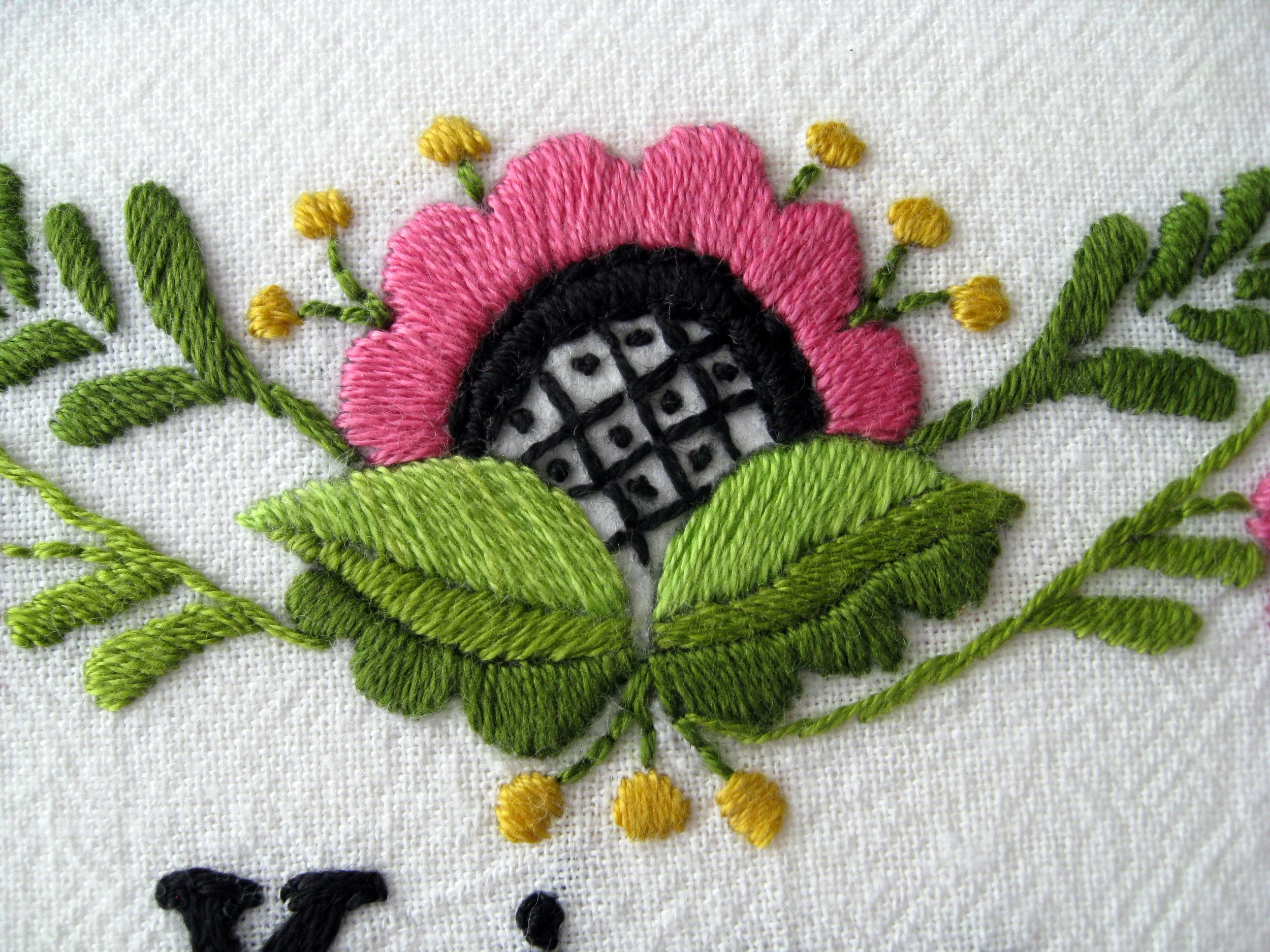 MbMbaM embroidery, detail. 2011