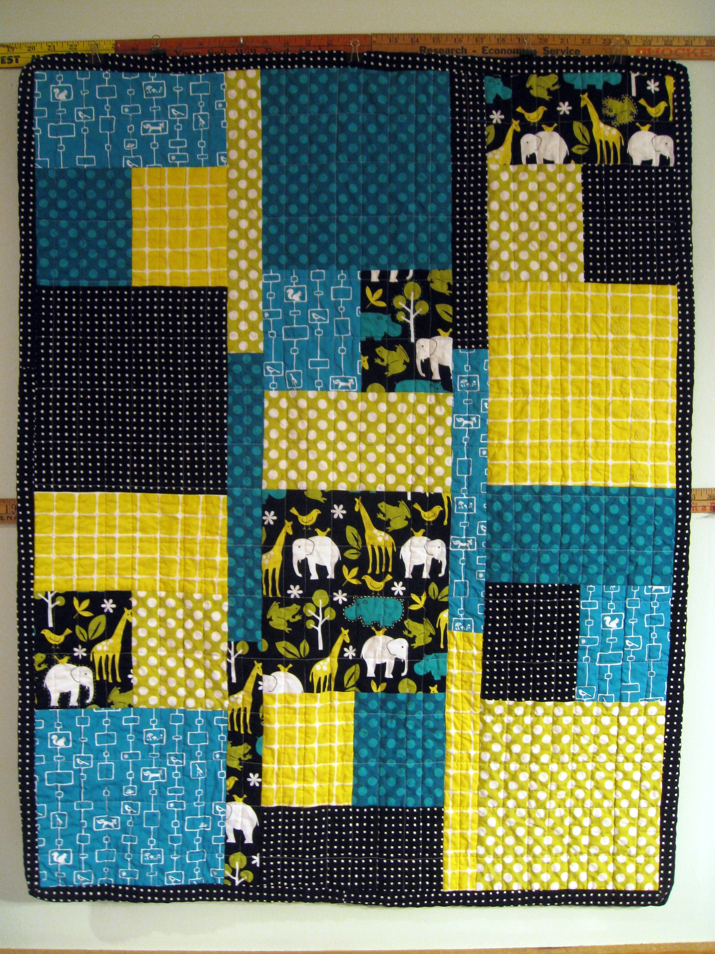 Owen's baby quilt. 2011
