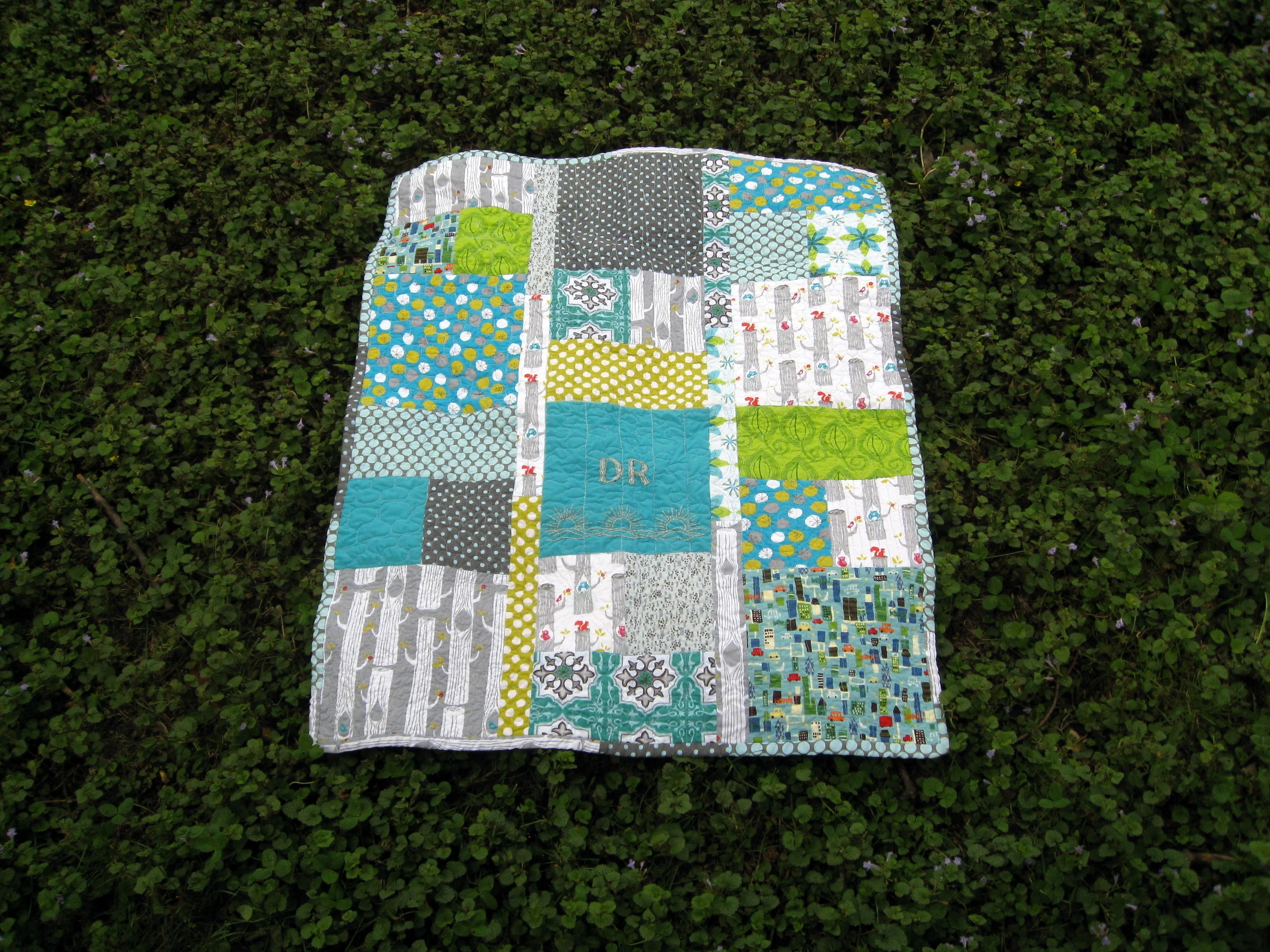 Donald Raine's baby quilt. 2011