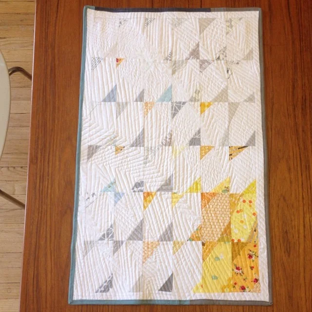 Winter mini quilt. 2014
