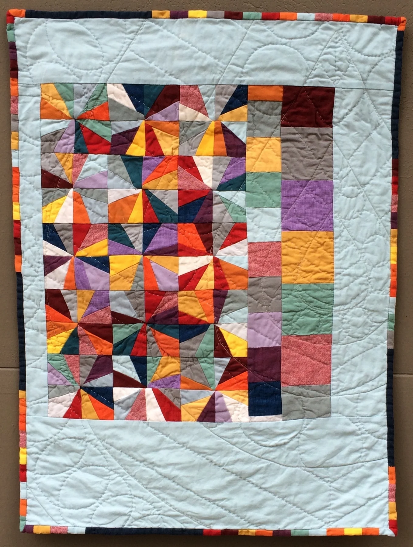 Fall mini quilt. 2014