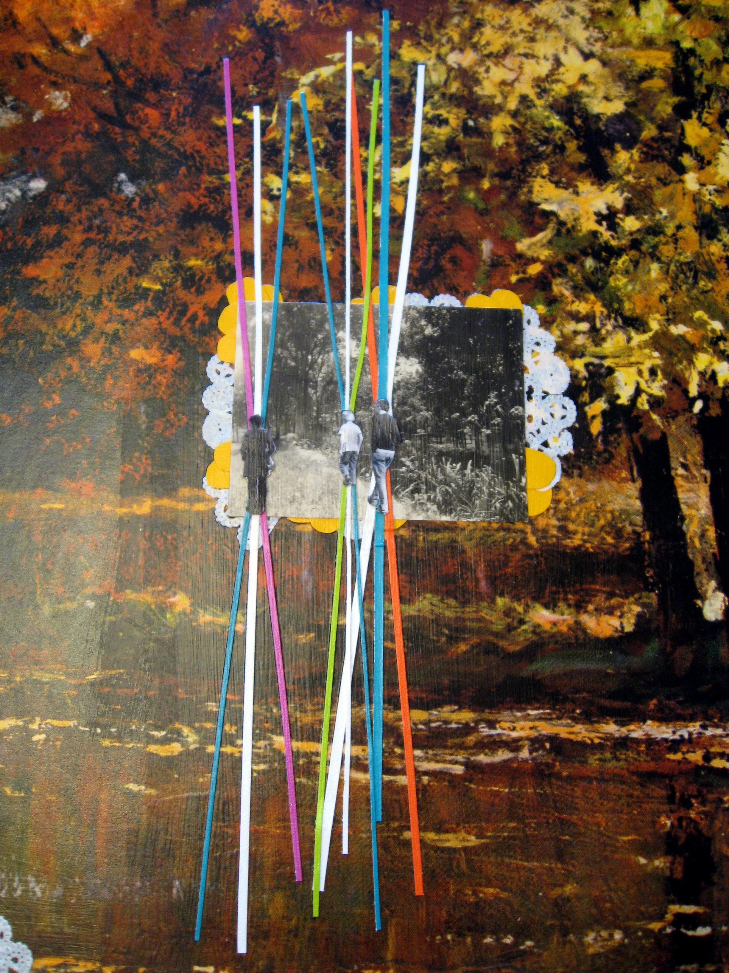 Altered Forest Print detail. 2009