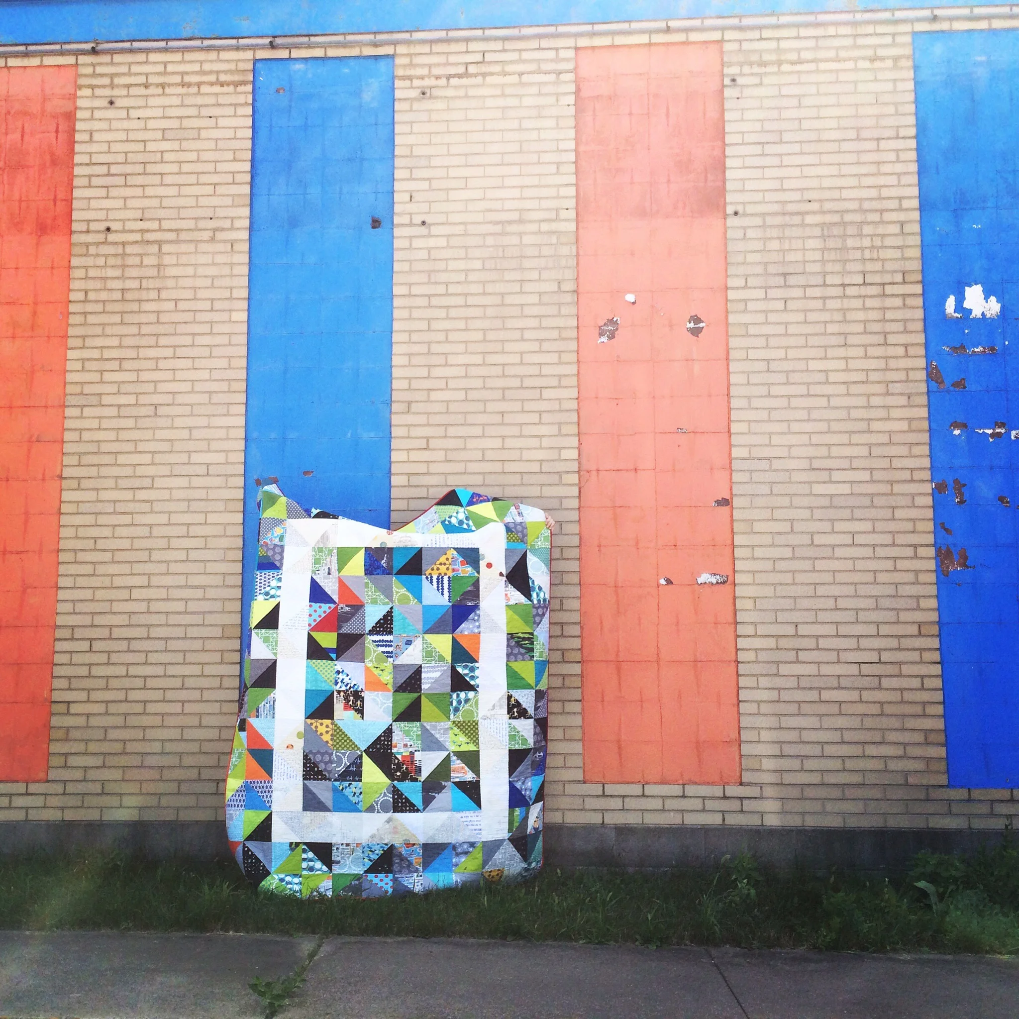 Front of quilt, measures 81"x65"