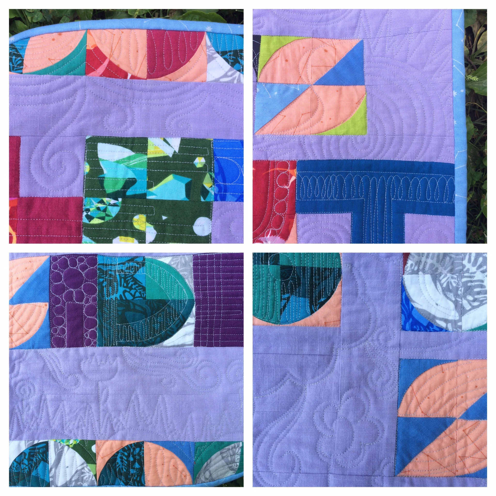 Quilting details.