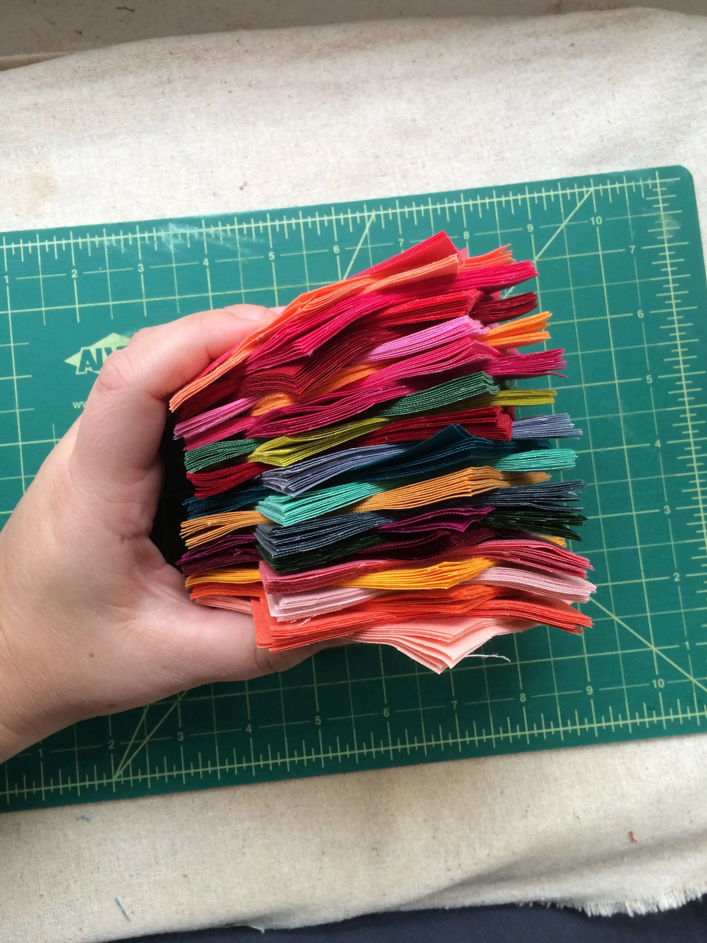 pieces cut