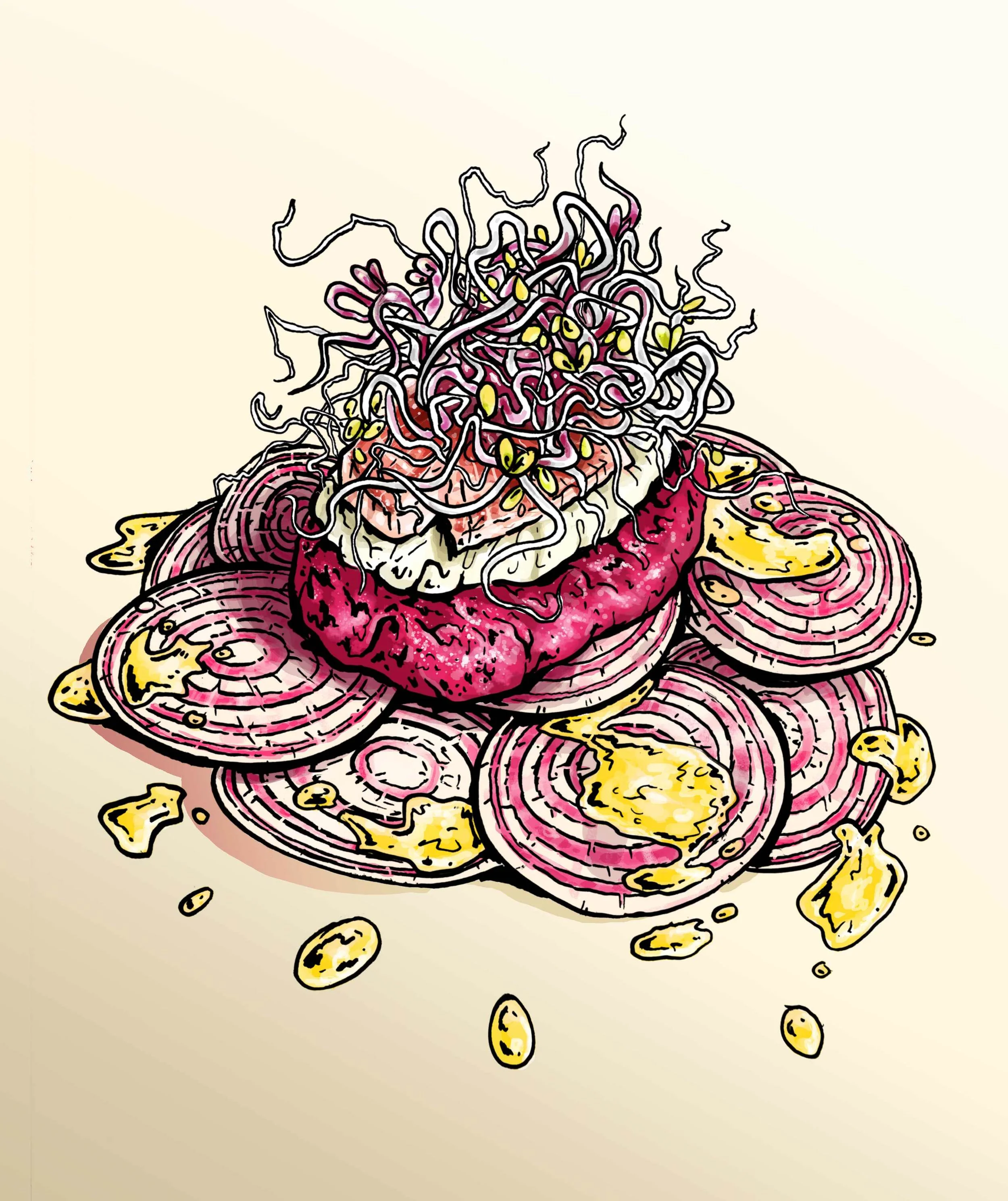 Elly Curshen (Pear Cafe) Beetroot Fritter