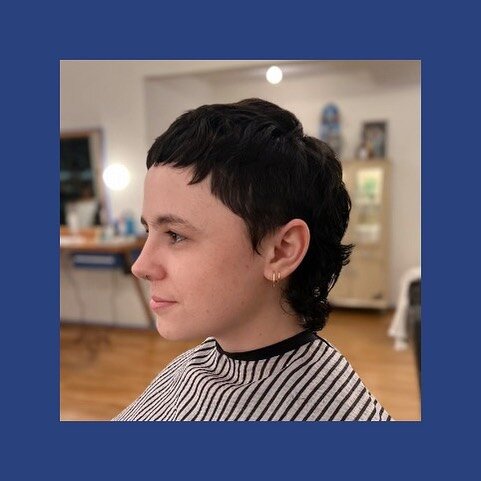 Another awesome and stylish cut from Allison. She is at the shop Tues-Sat. Book her online! Link in bio. 💙🖤