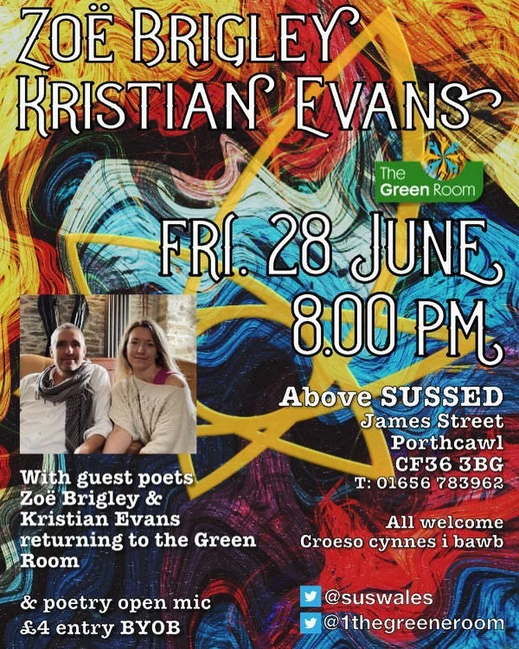 The green room returns above SUSSED this Friday 8pm #porthcawl CF36 3BG