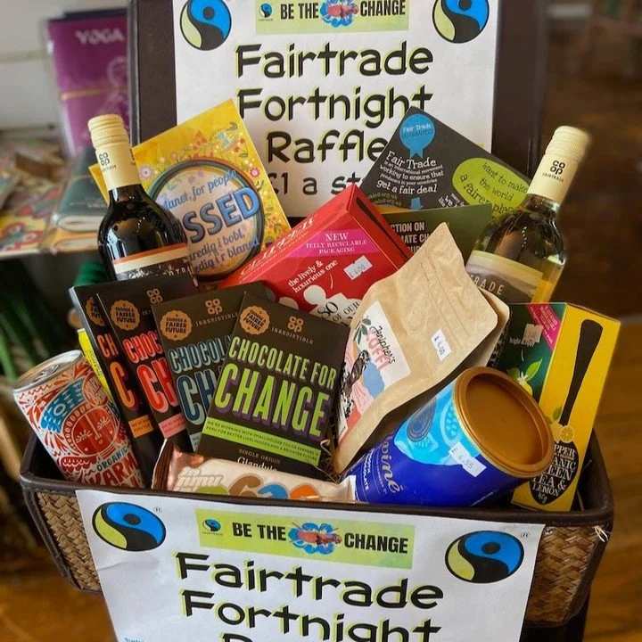 #fairtradefortnight our Community Coop @sussed_wales is holding a raffle and free chocolate samples! James st. Porthcawl
