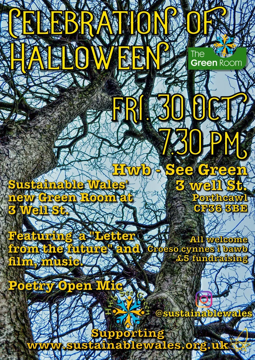 Poster for the October Green Room