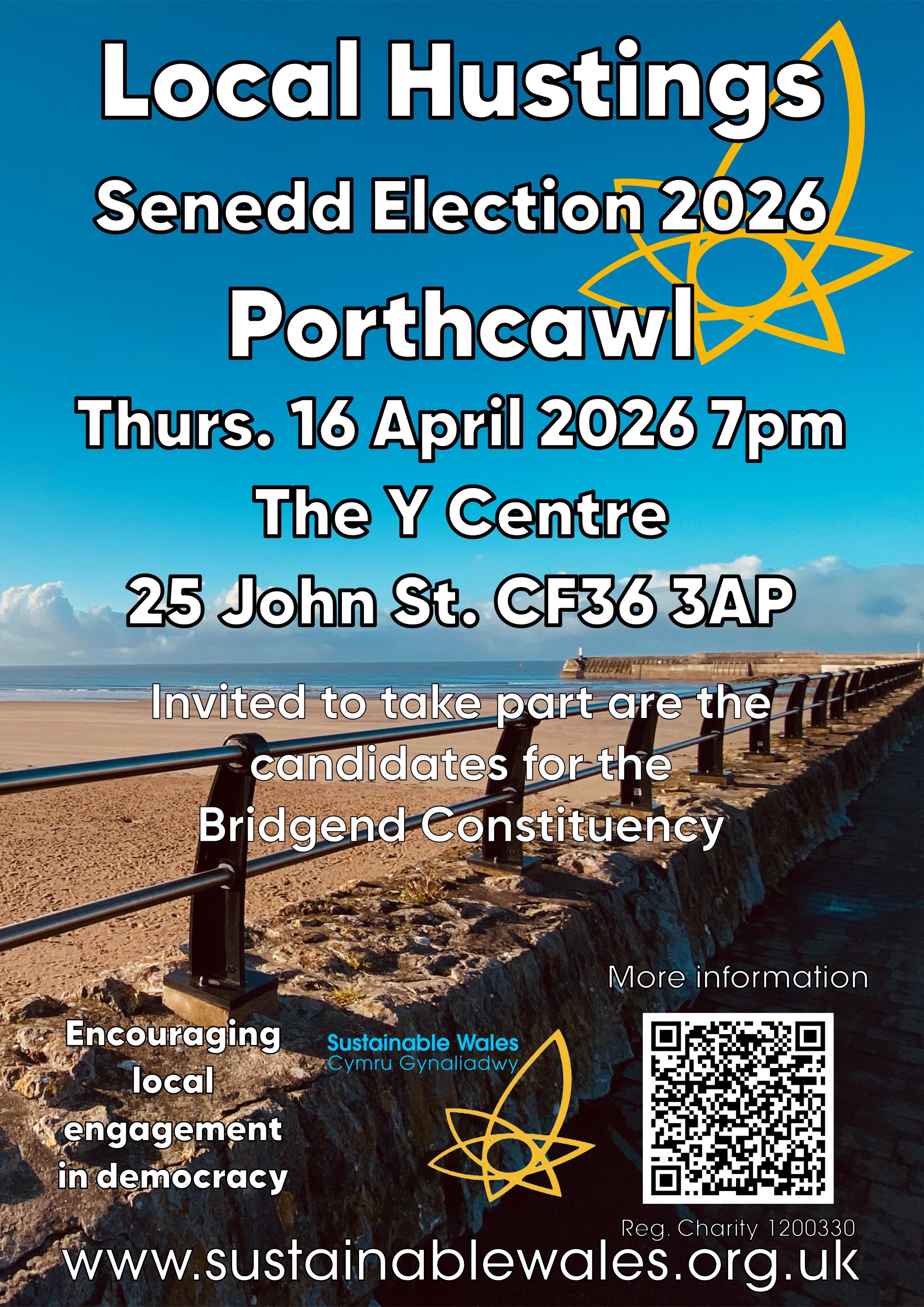 Hustings Porthcawl April 16 Poster