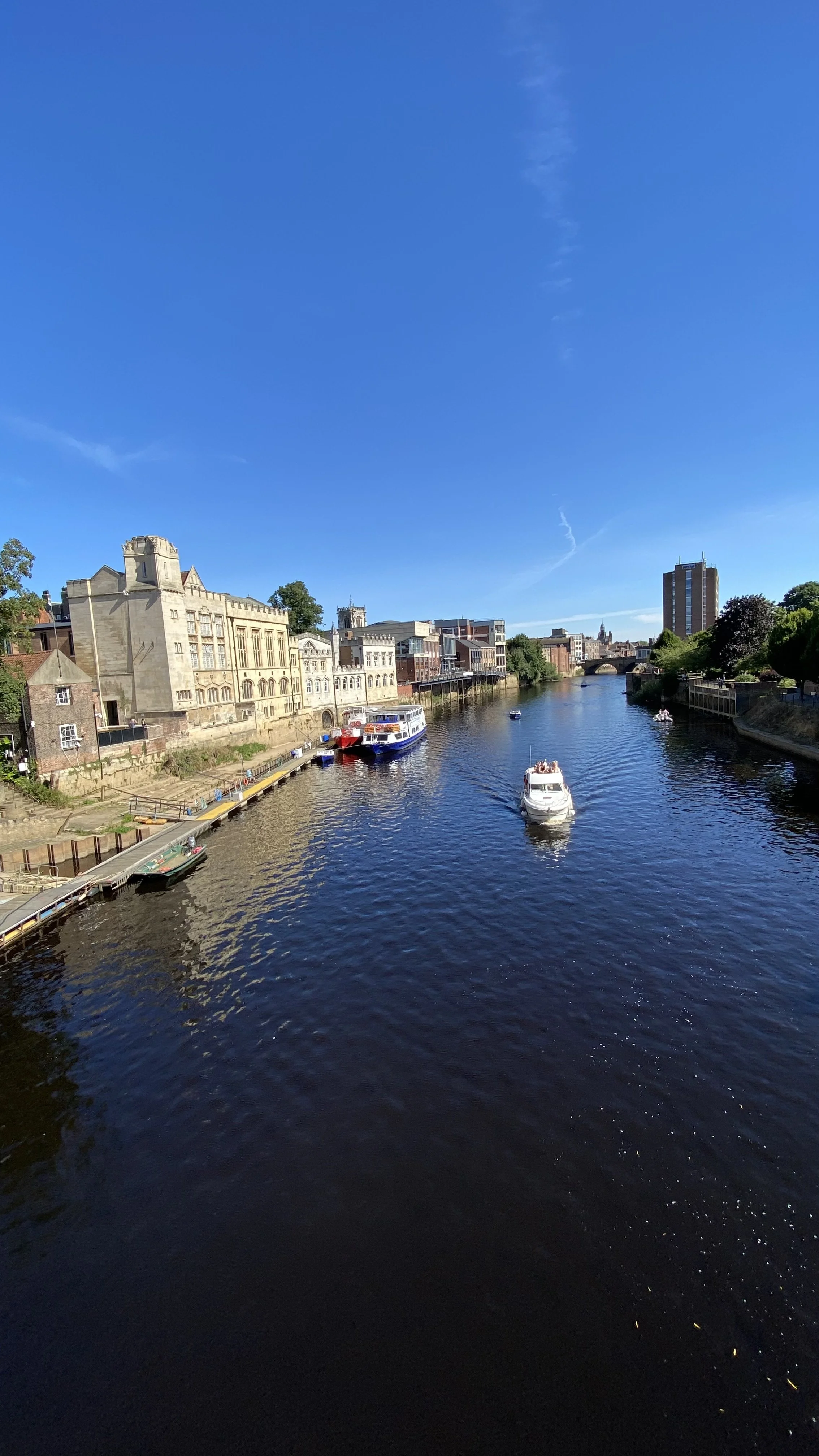 The River and the Guildhall in York