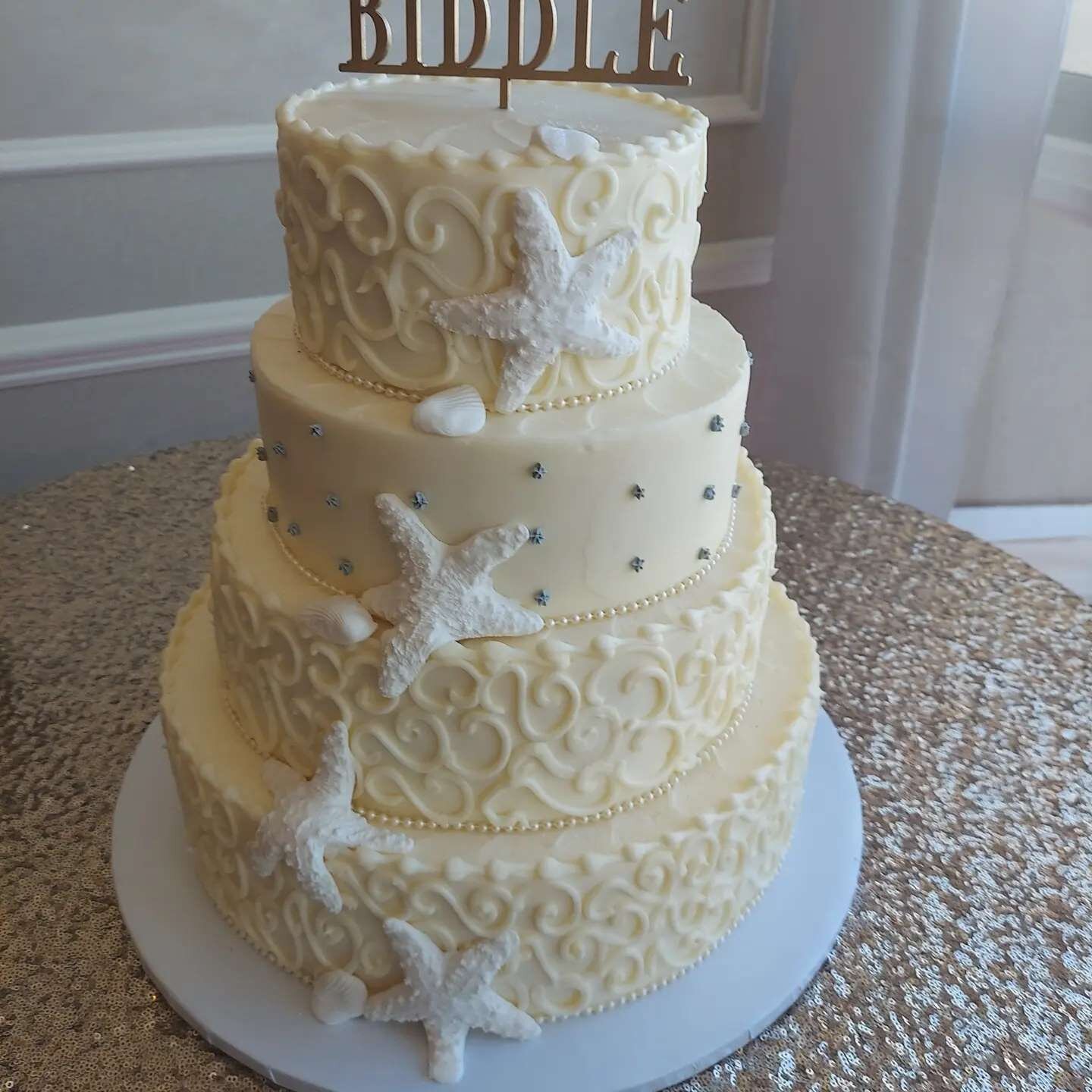 This was 3 I managed to get pictures of this past weekend I did 20 total. It was a record week for wedding cakes.  They all went to @anthonysoceanview  @seasonsct  @saybrookpointresort and @thespaatnorwich thank you for the business!!!