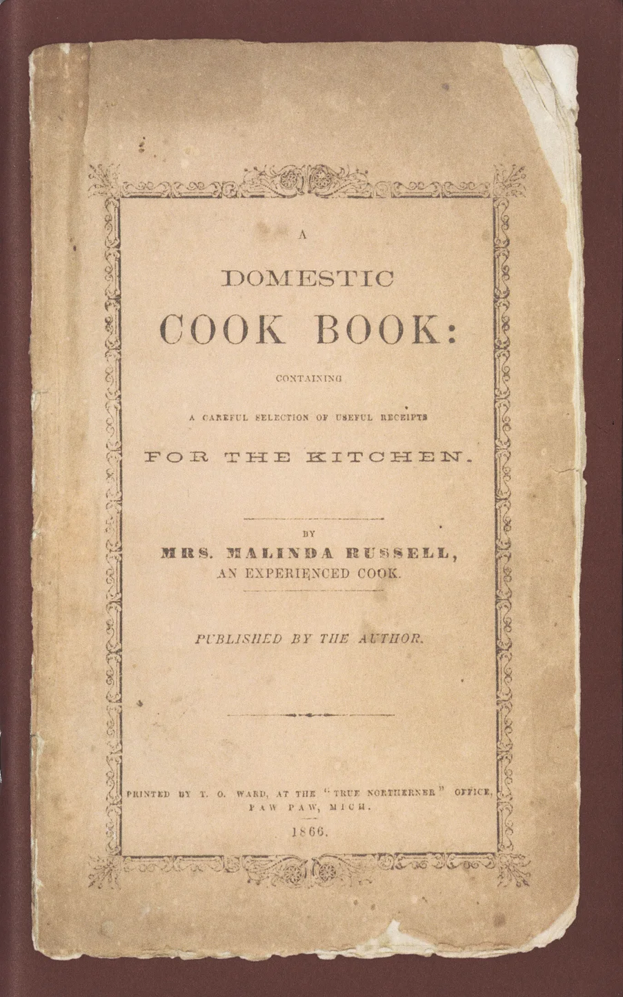 http://clements.umich.edu/longone-african-american.php http://www.nytimes.com/2007/11/21/dining/21cook.html?pagewanted=all&_r=0