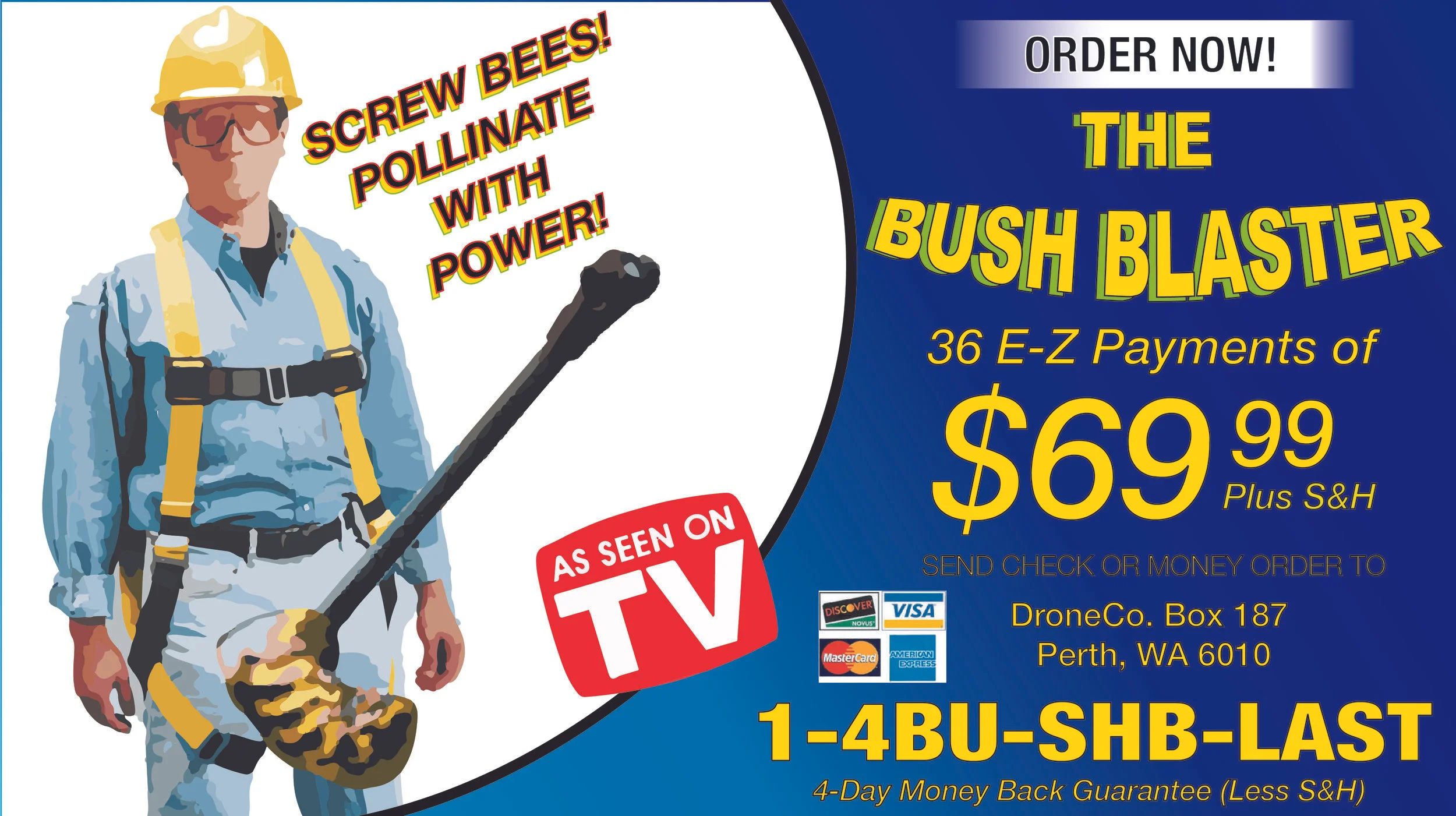 The Bush Blaster T.V. Ad Detail.