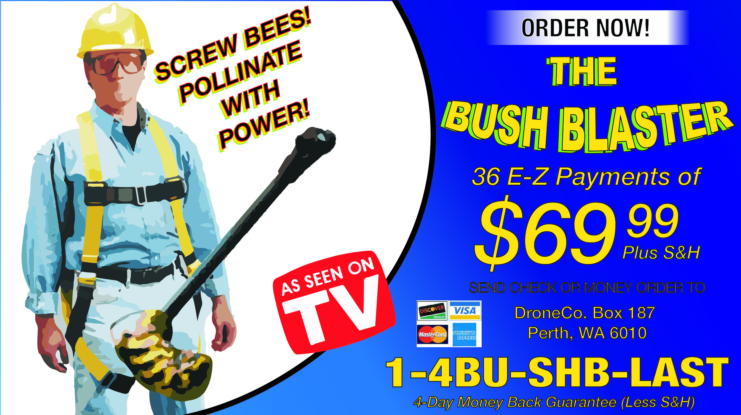 The Bush Blaster T.V. Ad Detail.